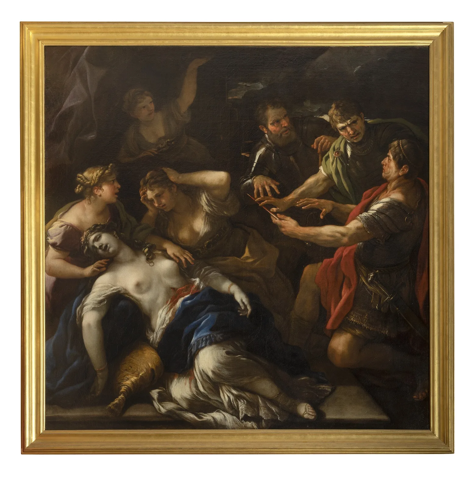 Giuramento di Bruto contro i Tarquini dopo la morte di Lucrezia